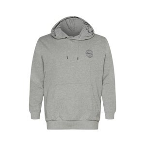 Jack & Jones Plus Mikina 'SHARK'  námořnická modř / šedý melír