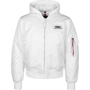 ALPHA INDUSTRIES Přechodná bunda  černá / bílá