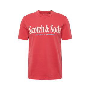 SCOTCH & SODA Tričko  světlemodrá / růžová / světle červená