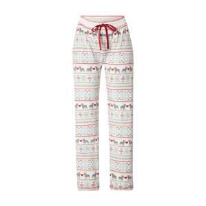 PJ Salvage Pyjamahose  offwhite / bílá / tmavě šedá / opálová