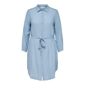 ONLY Carmakoma Košilové šaty 'Talla'  modrá