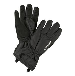 ICEPEAK Sportovní rukavice 'HAYDEN'  černá / bílá