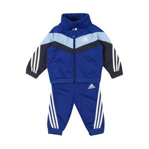 ADIDAS PERFORMANCE Tepláková souprava 'SHINY'  modrá / tmavě modrá / světlemodrá / bílá