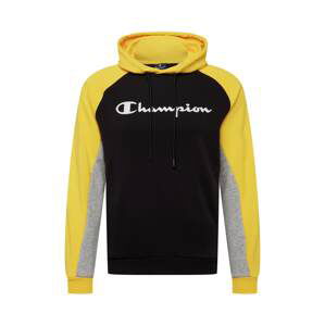 Champion Authentic Athletic Apparel Mikina  žlutá / šedý melír / černá / bílá