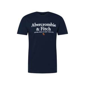 Abercrombie & Fitch Tričko  námořnická modř / bílá / karamelová / limone / tmavě hnědá