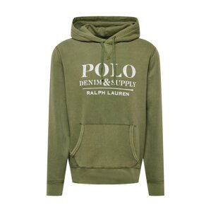 Polo Ralph Lauren Mikina  olivová / bílá