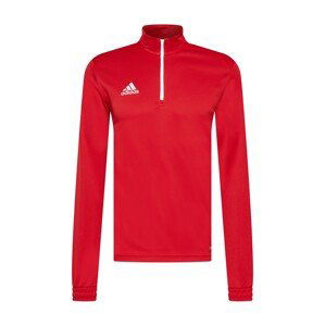 ADIDAS PERFORMANCE Sportovní mikina  červená / bílá