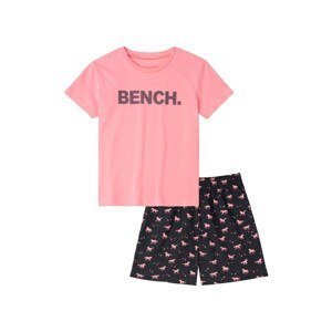 BENCH Pyžamo  růžová / černá