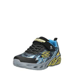 SKECHERS Tenisky 'Light Storm'  modrá / žlutá / šedá / černá