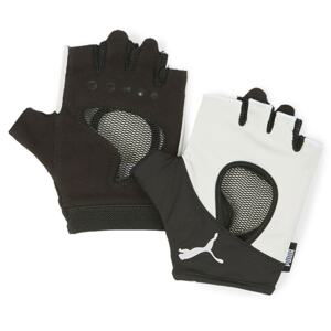 PUMA Sportovní rukavice  černá / bílá