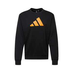 ADIDAS PERFORMANCE Sportovní mikina  jasně oranžová / černá