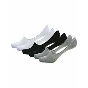 Hummel Sportovní ponožky  šedá / černá / bílá