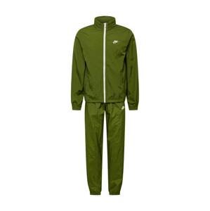 Nike Sportswear Joggingová souprava  trávově zelená / bílá