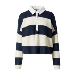 American Eagle Svetr 'RUGBY'  námořnická modř / bílá / offwhite