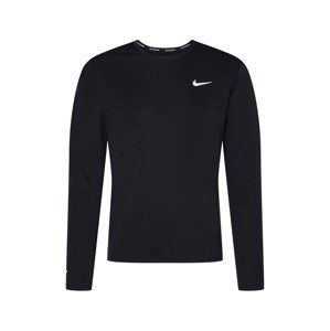 NIKE Funkční tričko  černá / bílá