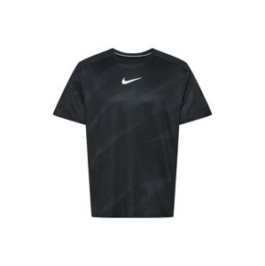 NIKE Funkční tričko  černá / grafitová / bílá