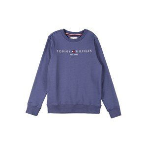 TOMMY HILFIGER Mikina  bílá / červená / námořnická modř / kobaltová modř