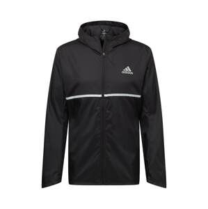 ADIDAS SPORTSWEAR Sportovní bunda  černá / bílá