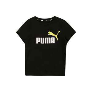 PUMA Funkční tričko  žlutá / černá / bílá