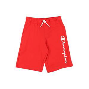 Champion Authentic Athletic Apparel Kalhoty  červená / bílá