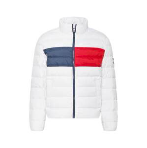 Tommy Jeans Přechodná bunda 'ESSENTIAL'  námořnická modř / červená / offwhite