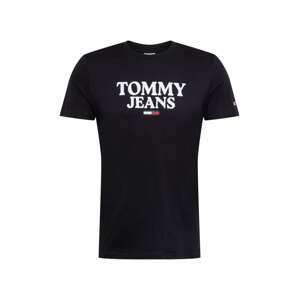 Tommy Jeans Tričko  červená / černá / bílá