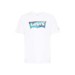 LEVI'S Tričko  námořnická modř / tyrkysová / bílá