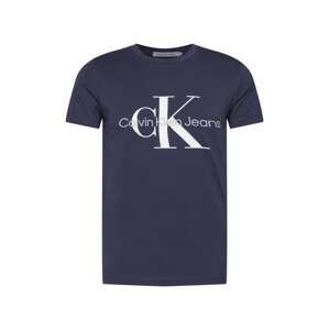 Calvin Klein Jeans Tričko  marine modrá / šedá / bílá