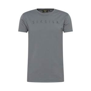 SikSilk Tričko  tmavě šedá