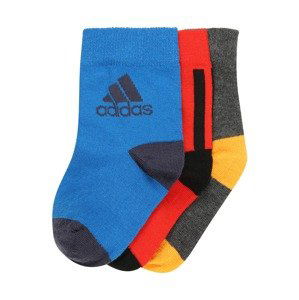 ADIDAS PERFORMANCE Sportovní ponožky  červená / modrá / šedá