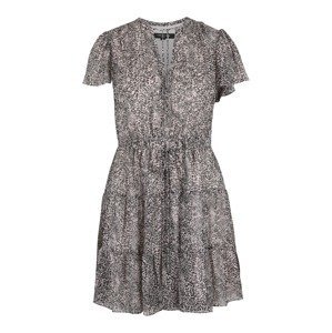 Forever New Petite Letní šaty 'Mona'  pastelově růžová / tmavě šedá