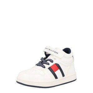 TOMMY HILFIGER Tenisky  přírodní bílá / námořnická modř / červená