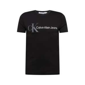 Calvin Klein Jeans Tričko  tmavě šedá / černá / bílá