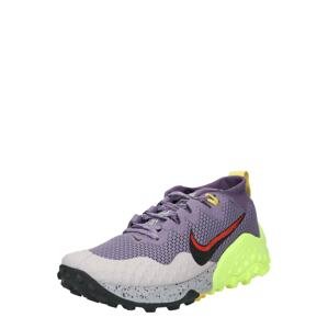 NIKE Sportovní boty 'Wildhorse 7'  fialová / pastelová fialová / červená / černá / svítivě žlutá