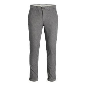 JACK & JONES Chino kalhoty 'Marco'  okrová / šedý melír