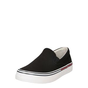 Tommy Jeans Slip on boty  červená / černá / bílá