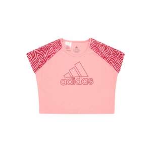 ADIDAS PERFORMANCE Funkční tričko  růžová / červená