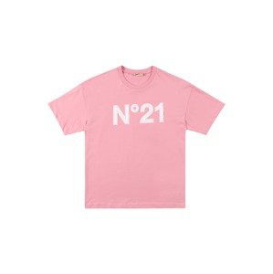 N°21 Tričko  světle růžová / bílá