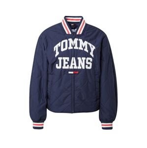 Tommy Jeans Přechodná bunda  námořnická modř / bílá / červená