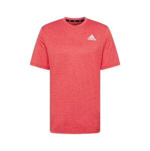 ADIDAS PERFORMANCE Funkční tričko  bílá / světle červená