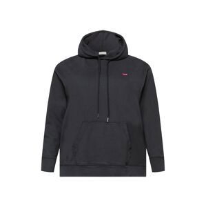 Levi's® Plus Mikina 'PL NON GRPHC STRD HOODIE BLACKS'  červená / černá / bílá