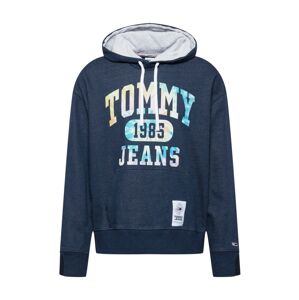 Tommy Jeans Mikina  námořnická modř / světlemodrá / žlutá / bílá