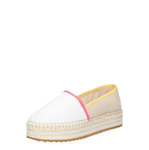 Tommy Jeans Espadrilky  béžová / žlutá / pink / bílá