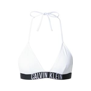 Calvin Klein Swimwear Horní díl plavek  černá / bílá