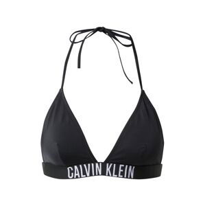 Calvin Klein Swimwear Horní díl plavek  černá / bílá