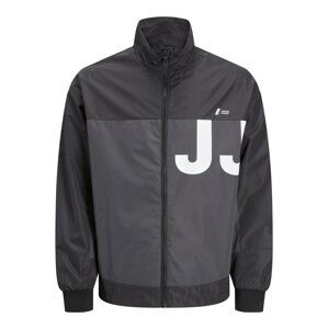 JACK & JONES Přechodná bunda 'Conrad'  tmavě šedá / černá / bílá