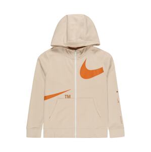 Nike Sportswear Mikina  béžová / kari