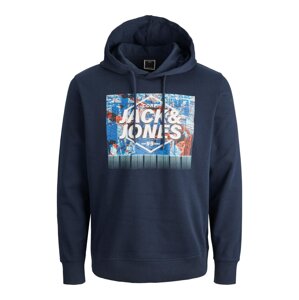 JACK & JONES Mikina 'Caleb'  tmavě modrá / mix barev