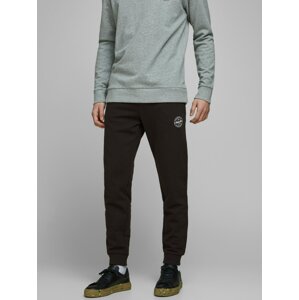 JACK & JONES Kalhoty 'Gordon'  černá / námořnická modř / bílá