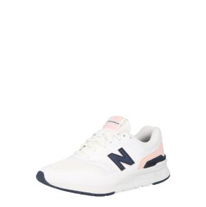 new balance Tenisky  bílá / pastelově růžová / námořnická modř